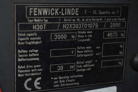 LPG VZV 2006  Linde H30T (6) 