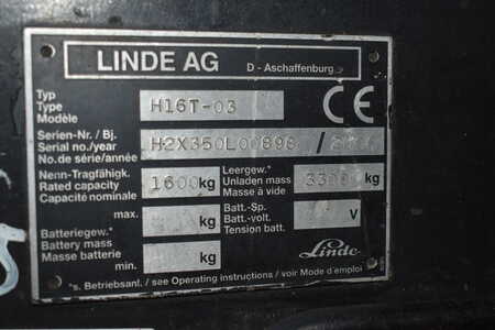 Chariot élévateur gaz 2000  Linde H16T-03 (4)