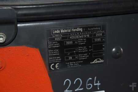 Chariot élévateur gaz 2008  Linde H35T (4)
