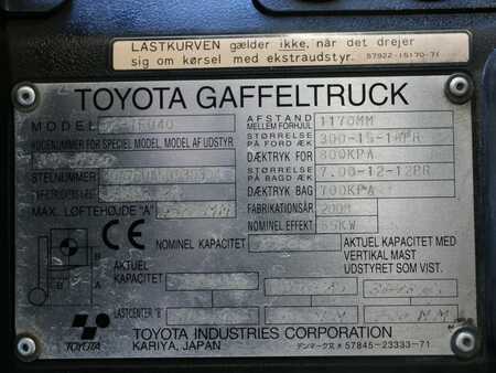 Diesel gaffeltruck 2008  Toyota 42-7FD40 (5)