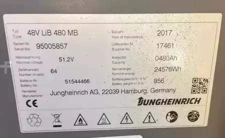 Elektro tříkolové VZV 2017  Jungheinrich EFG216 (5)