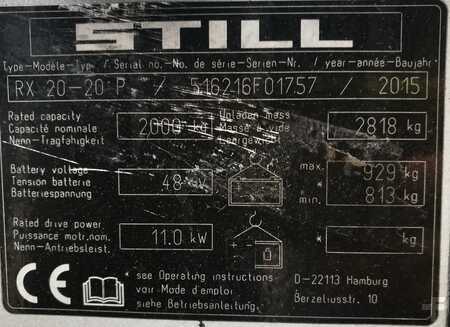 Chariots électriques à 4 roues 2015  Still RX20-20P (3)