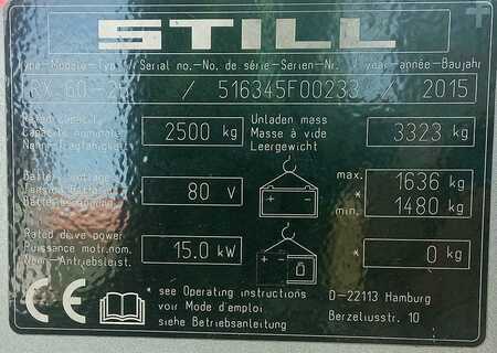 4-wiel elektrische heftrucks 2015  Still RX60-25 (9)