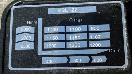 Wózek wysokiego podnoszenia 2023  EP Equipment ESL122 (3,016m) (2)