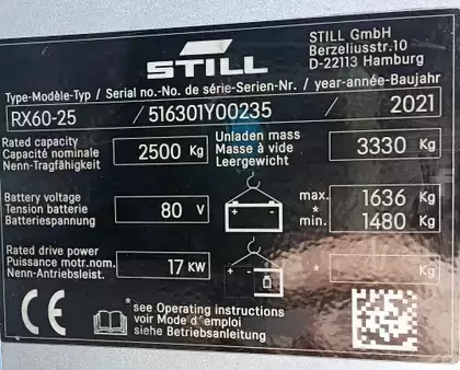 Elektro 4 Rad 2021  Still RX60-25 (6)