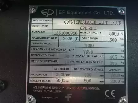 Elektro 4 Rad 2026  EP Equipment CPD50L1 (5,0) (8)
