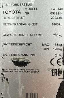 Wózki niskiego podnoszenia - BT LWE140 (3)