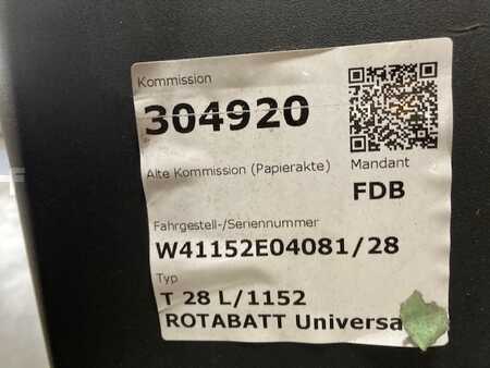 Transpalettes éléctriques 2014  Linde T 28 L ROTABATT UNI (8)