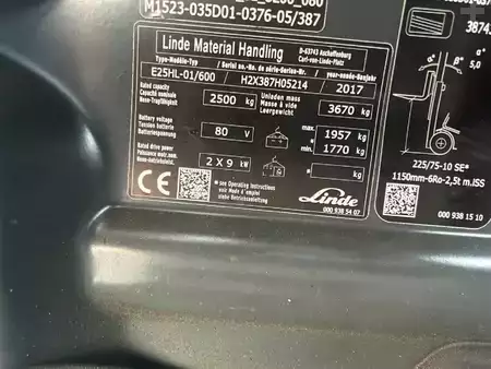 Elektro 4 Rad 2017  Linde E 25/600 HL-01 (6)