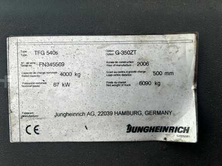 Gas gaffeltruck 2006  Jungheinrich TFG 540s (8)