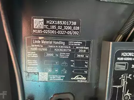 Diesel heftrucks 2018  Linde H20D-02/600 EVO (9)