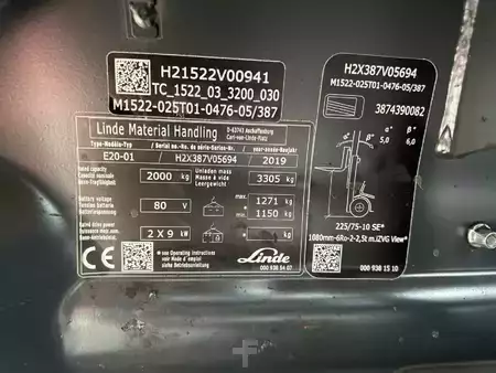 Elektro 4 Rad 2019  Linde E20-01 EVO (8)