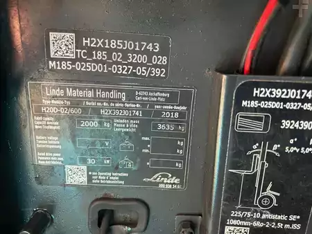 Dieselstapler 2018  Linde H20D-02/600 EVO (8)