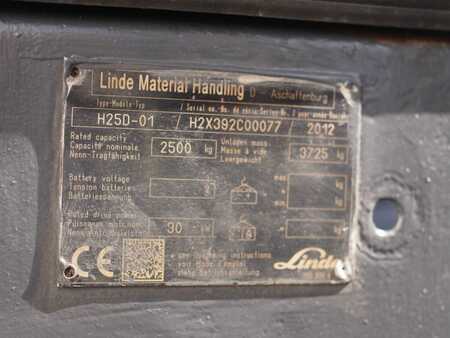 Diesel gaffeltruck 2012  Linde H25D-01 (5)