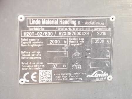 LPG Forklifts 2016  Linde H20T-02 EVO / 600 (6)