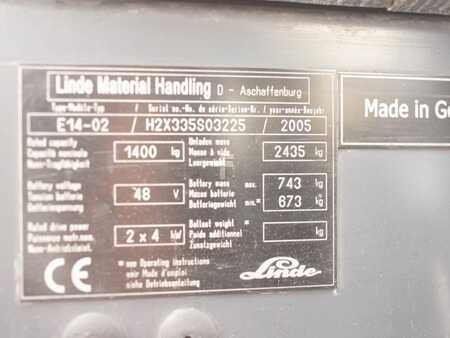 Elektro tříkolové VZV 2005  Linde E14-02 (4)