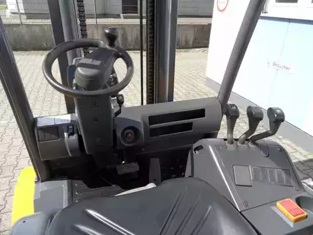 Elektro čtyřkolový VZV 2007  Jungheinrich EFG 550 - Zinkenverstellgerät mit 2000 mm Gabeln (10)