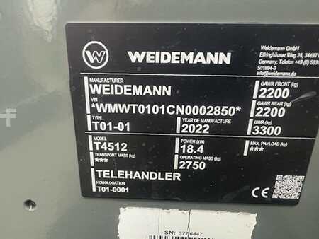 Teleskoplastare Rigid 2022  Weidemann T4512 (11)