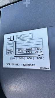 Diesel gaffeltruck - Jungheinrich DFG 430 (6)