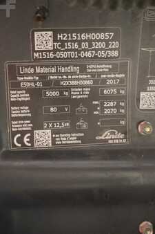 4-wiel elektrische heftrucks 2017  Linde E50HL-388-01 (6) 