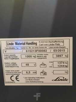 Vertikální vychystávací vozík 2015  Linde V 48-VOLT (6)