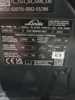 Elektro tříkolové VZV 2023  Linde E20L-386-02 (6)
