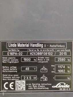 El truck - 4 hjulet 2015  Linde E16PH-386-02 (6)