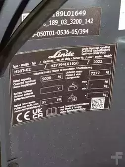Carretilla elevadora GLP 2022  Linde H50T-394-02 (6)