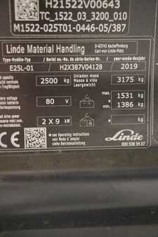 4-wiel elektrische heftrucks 2019  Linde E25L-387-01 (6)
