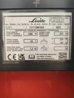 Ruční vysokozdvižný vozík 2024  Linde L12I-1172-01 (6)