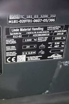 3-wiel elektrische heftrucks 2018  Linde E12-386-02 (6) 