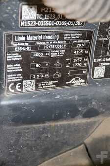 4-wiel elektrische heftrucks 2018  Linde E35HL-387-01 (6)
