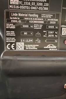 Eléctrico - 4 rodas 2020  Linde E50HL-388-01 (6)