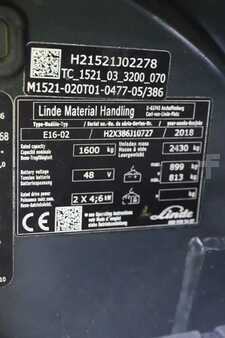 Elektromos 3 kerekű 2018  Linde E16-386-02 (6)