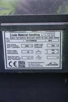 Apilador eléctrico 2019  Linde L10-1172-01 (6)