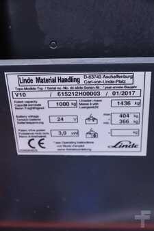 Verticale orderpickers 2017  Linde V10-5212-01 (6)