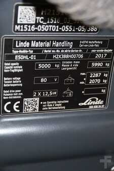 Elektro čtyřkolový VZV 2017  Linde E50HL-388-01 (6)