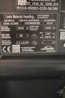 Elektro čtyřkolový VZV 2018  Linde E50/600HL-388-01 (6)