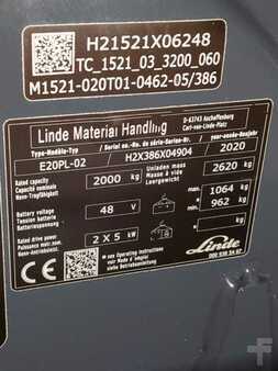 Elektro 4 Rad 2020  Linde E20PL-386-02 (6)