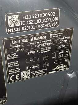 Elektro tříkolové VZV 2020  Linde E18-386-02 (6)