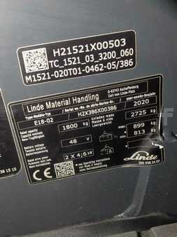 Elektro tříkolové VZV 2020  Linde E18-386-02 (6)