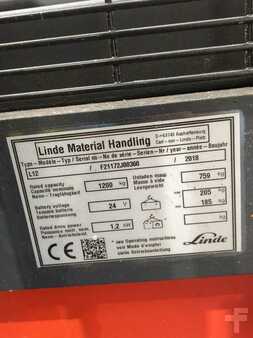 Ruční vysokozdvižný vozík 2018  Linde L12-1172-01 (6)