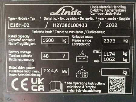 Elektro tříkolové VZV 2022  Linde E16H-386-02 (6)