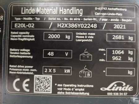 Elektro 3 Rad 2021  Linde E20L-386-02 (6)