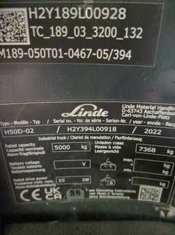 Diesel gaffeltruck 2022  Linde H50D-394-02 (5)
