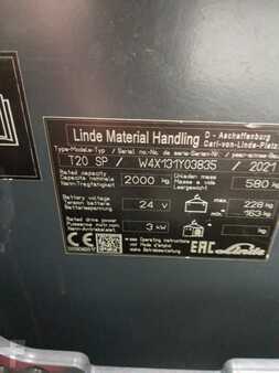 Fahrerstandstapler 2021  Linde T20SP-131-08 (6)