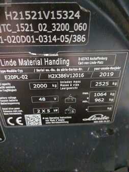 Elektro 4 Rad 2019  Linde E20PL-386-02 (6)