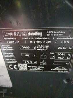 Elektro 4 Rad 2019  Linde E20PL-386-02 (5)