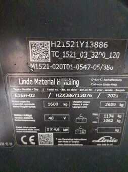 El Truck - 3-hjul 2022  Linde E16H-386-02 (6)