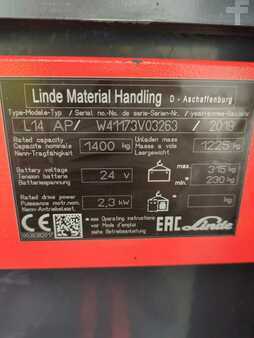 VZV s plošinou pro řidiče 2019  Linde L14AP-1173-01 (6)